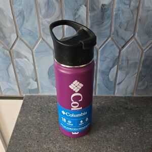 NWT 18 FL OZ Columbia Purple Insulated Water Bottle